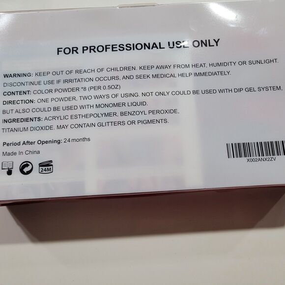 Nails Nation 2 in 1 Powder Glitter Colors Colection 8 CT NEW - Picture 4 of 6